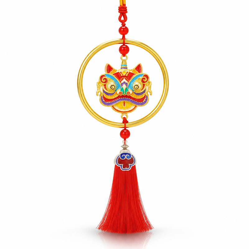 中国風の装飾品。絵付けされたライオンのデザインが特徴で、高級 - Interior Design High End のレビューと価格