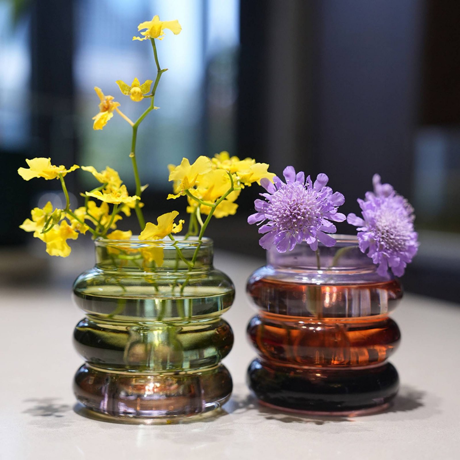 花瓶キャンドルホルダー装飾センターピース円形ガラス花瓶家の装 - Candle Holder Decor のレビューと価格