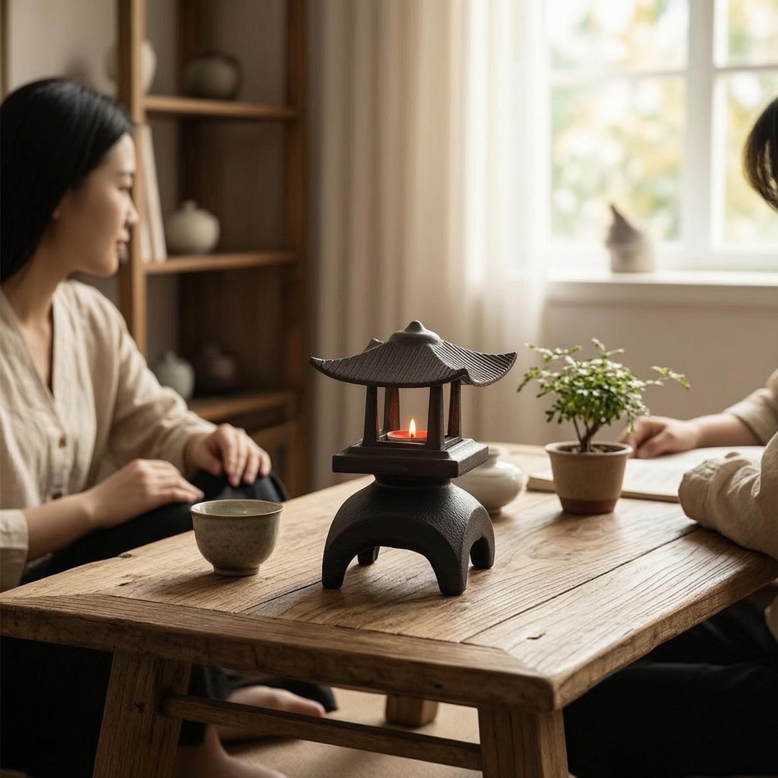 鋳鉄製ランタン卓上キャンドルホルダー ヴィンテージ装飾ランタ - Candle Holder Decor のレビューと価格