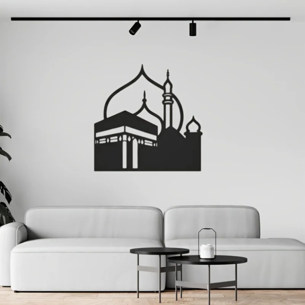 CIFBUY 鉄製ウォールアート モダンイスラム メッカカー - Wall Art のレビューと価格