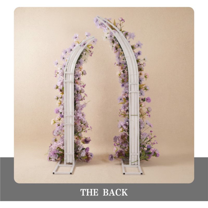 5D Uフラワー パープルピンクのユリ造花 ウェディングイベ - Table Runner のレビューと価格