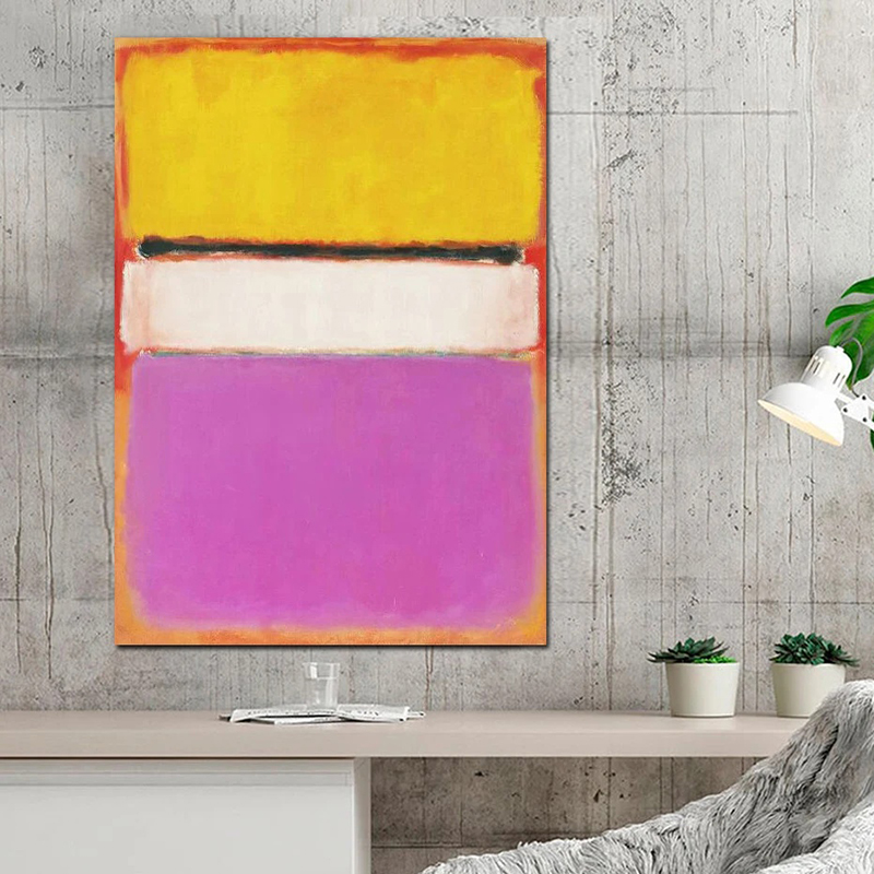 Rothko-抽象芸術,ヴィンテージ,ミニマリスト,インテリ - Abstract Canvas Set のレビューと価格